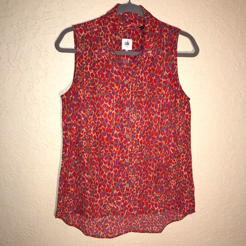 CABI Heartbreaker Sleeveless Blouse